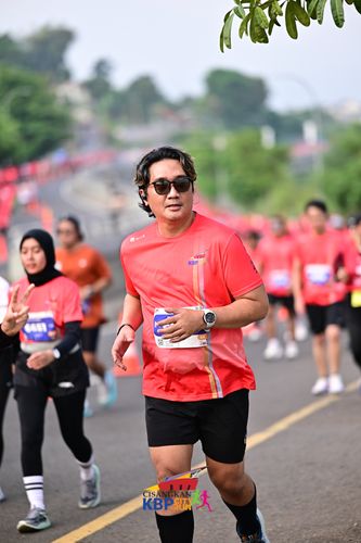 Race photo from CISANGKAN KBP CITY RUN 2025