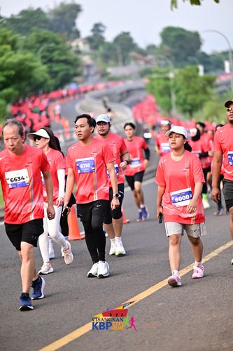 Race photo from CISANGKAN KBP CITY RUN 2025