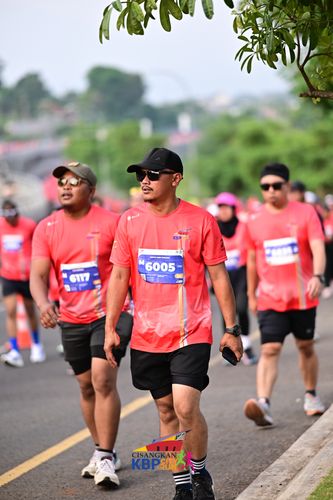 Race photo from CISANGKAN KBP CITY RUN 2025