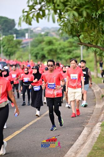 Race photo from CISANGKAN KBP CITY RUN 2025