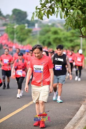 Race photo from CISANGKAN KBP CITY RUN 2025