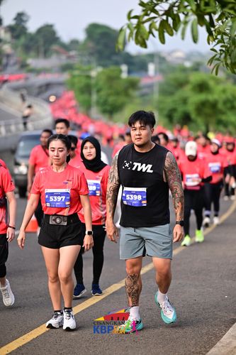 Race photo from CISANGKAN KBP CITY RUN 2025