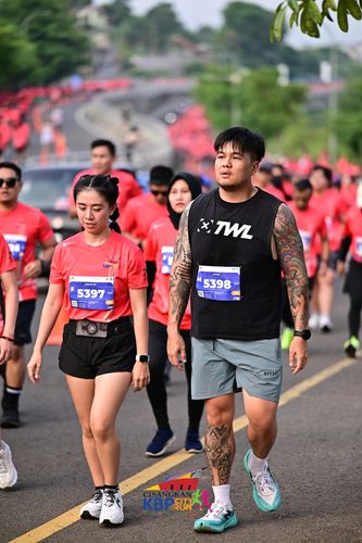 Race photo from CISANGKAN KBP CITY RUN 2025