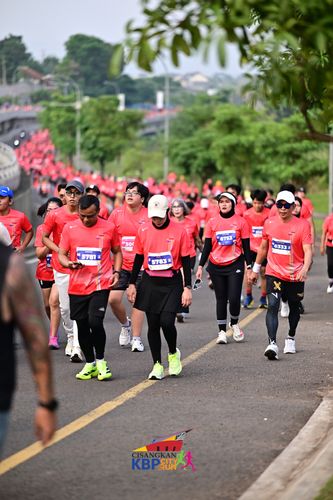 Race photo from CISANGKAN KBP CITY RUN 2025