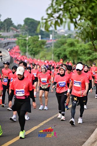 Race photo from CISANGKAN KBP CITY RUN 2025