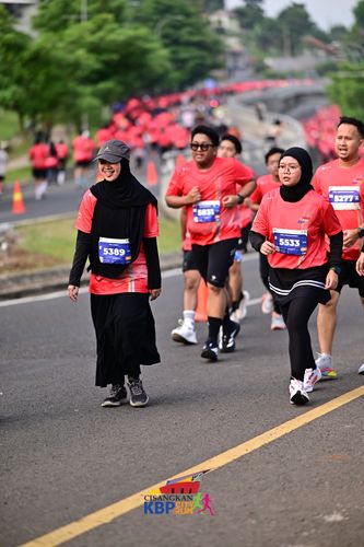 Race photo from CISANGKAN KBP CITY RUN 2025