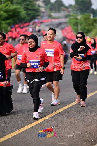 Race photo from CISANGKAN KBP CITY RUN 2025