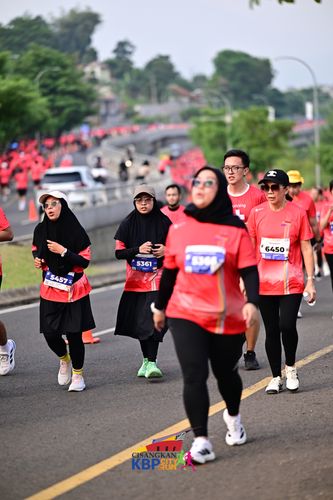 Race photo from CISANGKAN KBP CITY RUN 2025