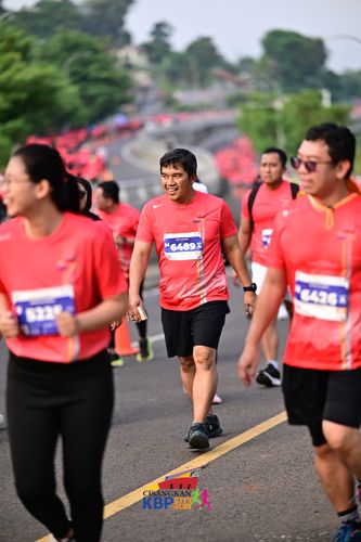 Race photo from CISANGKAN KBP CITY RUN 2025