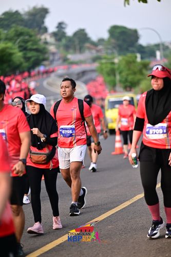 Race photo from CISANGKAN KBP CITY RUN 2025