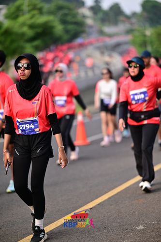 Race photo from CISANGKAN KBP CITY RUN 2025