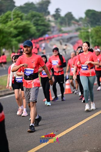 Race photo from CISANGKAN KBP CITY RUN 2025
