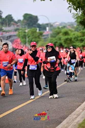 Race photo from CISANGKAN KBP CITY RUN 2025