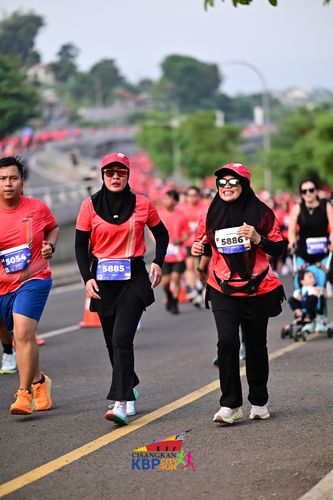 Race photo from CISANGKAN KBP CITY RUN 2025