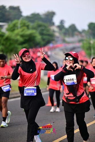 Race photo from CISANGKAN KBP CITY RUN 2025