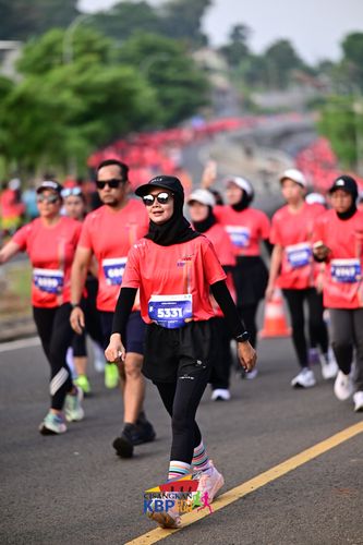 Race photo from CISANGKAN KBP CITY RUN 2025