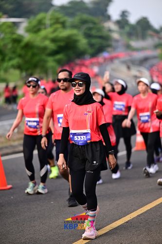 Race photo from CISANGKAN KBP CITY RUN 2025