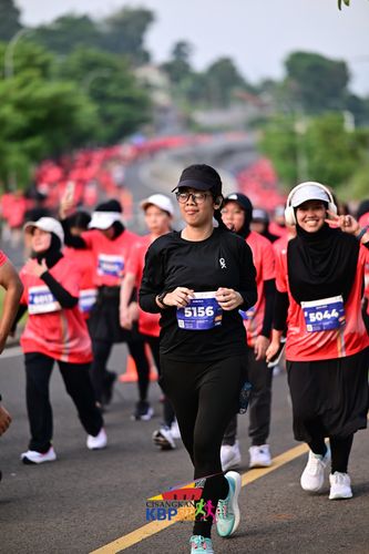 Race photo from CISANGKAN KBP CITY RUN 2025