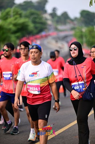 Race photo from CISANGKAN KBP CITY RUN 2025