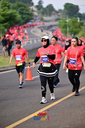 Race photo from CISANGKAN KBP CITY RUN 2025