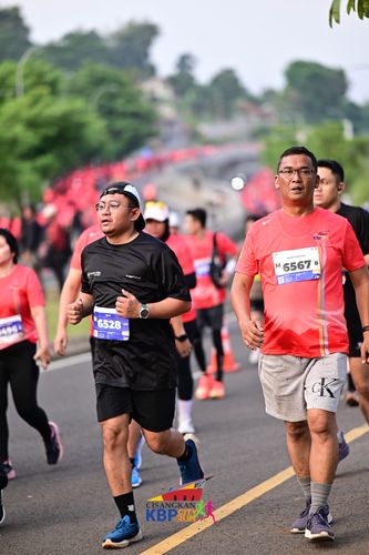 Race photo from CISANGKAN KBP CITY RUN 2025