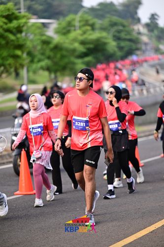 Race photo from CISANGKAN KBP CITY RUN 2025
