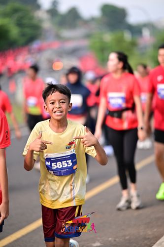 Race photo from CISANGKAN KBP CITY RUN 2025
