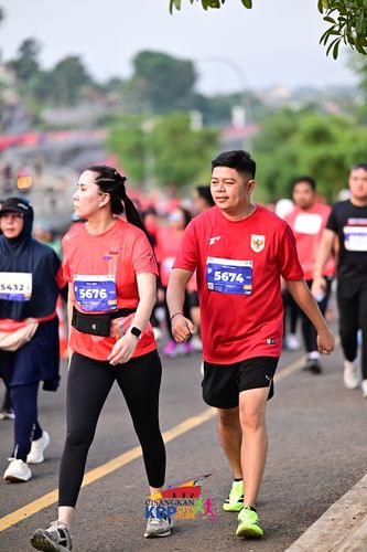 Race photo from CISANGKAN KBP CITY RUN 2025