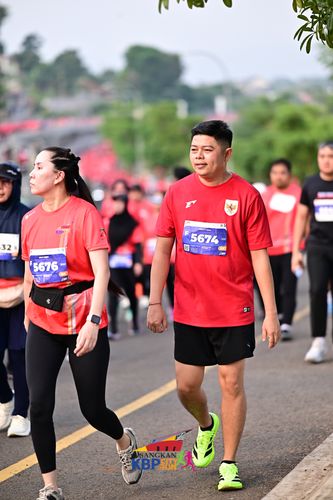 Race photo from CISANGKAN KBP CITY RUN 2025