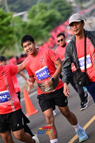 Race photo from CISANGKAN KBP CITY RUN 2025