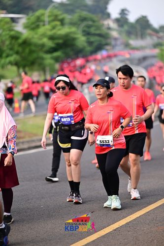 Race photo from CISANGKAN KBP CITY RUN 2025