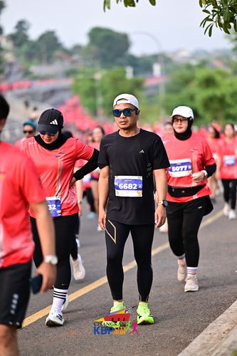 Race photo from CISANGKAN KBP CITY RUN 2025