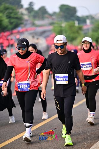 Race photo from CISANGKAN KBP CITY RUN 2025