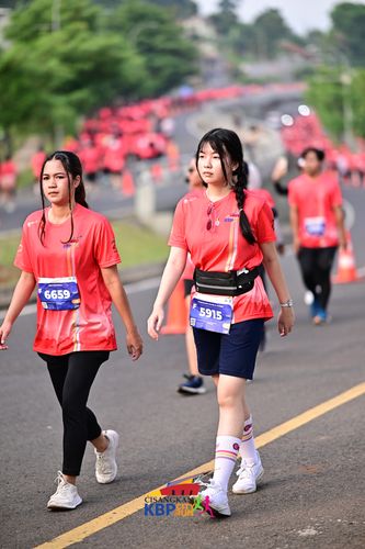 Race photo from CISANGKAN KBP CITY RUN 2025