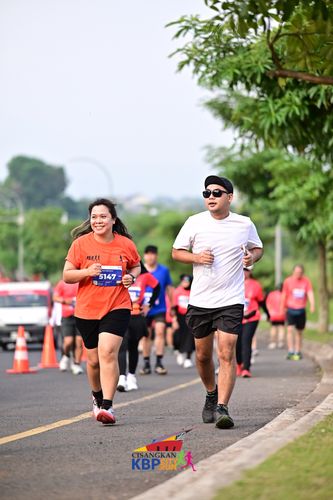 Race photo from CISANGKAN KBP CITY RUN 2025