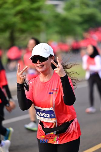 Race photo from CISANGKAN KBP CITY RUN 2025