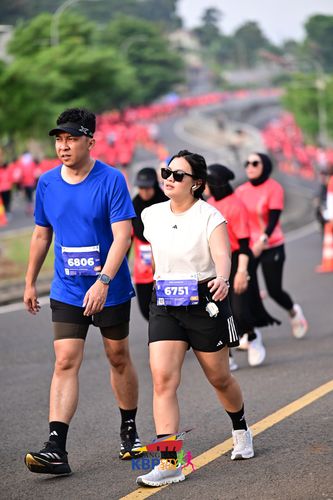Race photo from CISANGKAN KBP CITY RUN 2025