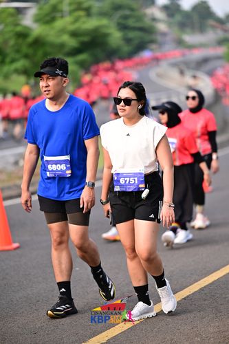 Race photo from CISANGKAN KBP CITY RUN 2025