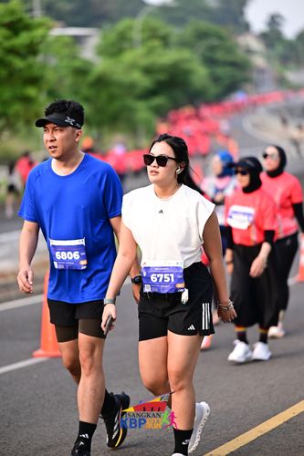 Race photo from CISANGKAN KBP CITY RUN 2025