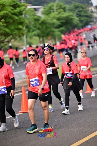 Race photo from CISANGKAN KBP CITY RUN 2025