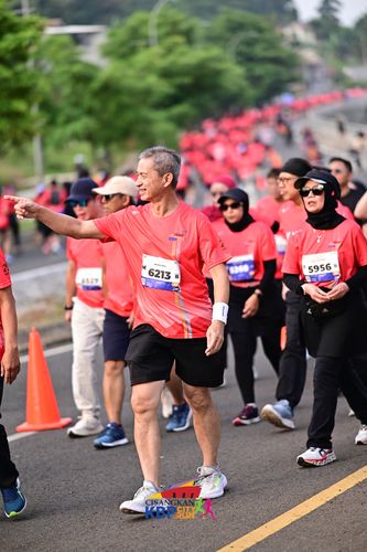 Race photo from CISANGKAN KBP CITY RUN 2025