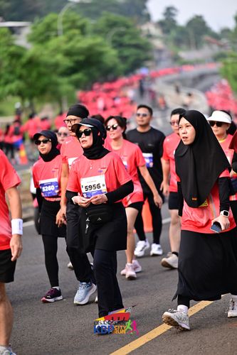 Race photo from CISANGKAN KBP CITY RUN 2025