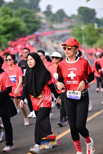 Race photo from CISANGKAN KBP CITY RUN 2025