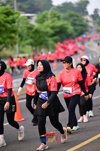 Race photo from CISANGKAN KBP CITY RUN 2025