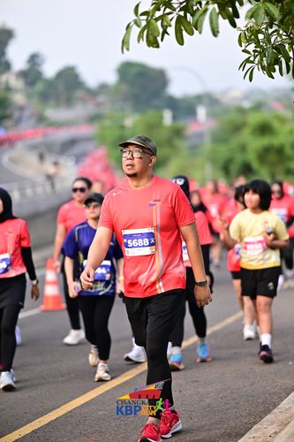 Race photo from CISANGKAN KBP CITY RUN 2025