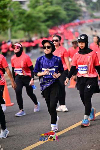 Race photo from CISANGKAN KBP CITY RUN 2025