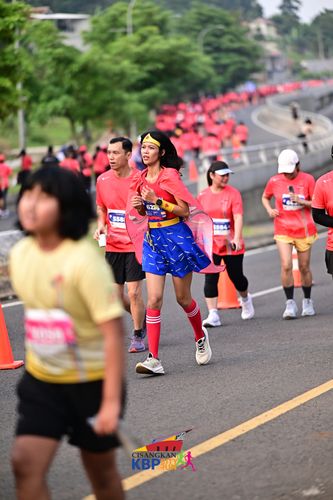 Race photo from CISANGKAN KBP CITY RUN 2025