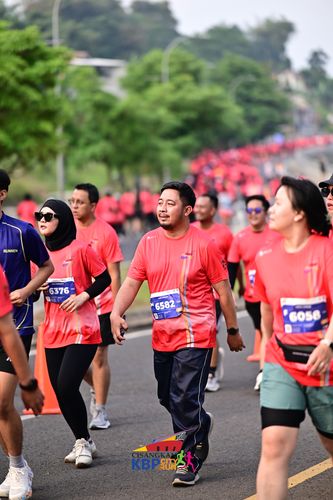 Race photo from CISANGKAN KBP CITY RUN 2025