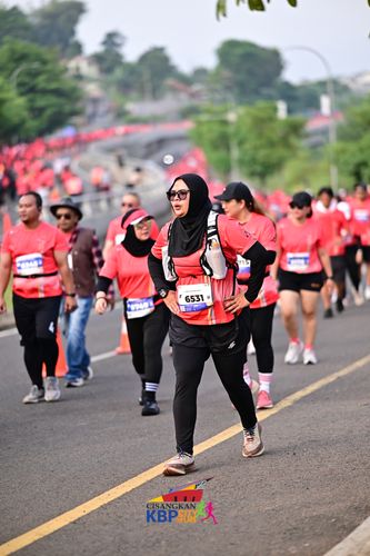 Race photo from CISANGKAN KBP CITY RUN 2025
