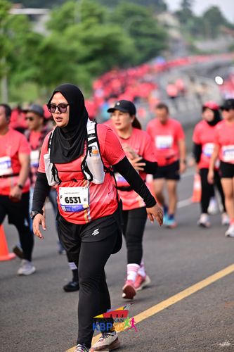 Race photo from CISANGKAN KBP CITY RUN 2025